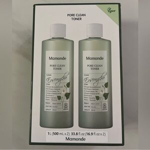 2x Mamonde Pore Clean Toner 16.9 fl oz / 500 ml each